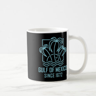 Gulf Of Mexico Since 1672 Retro Vintage Sunset' Coffee Mug