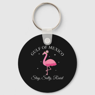 Gulf Of Mexico Stay Sally Resist Keychain