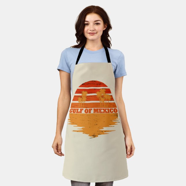 Gulf of Mexico stay salty vintage Apron (Worn)
