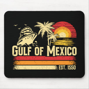 Gulf of Mexico stay salty vintage Mouse Pad