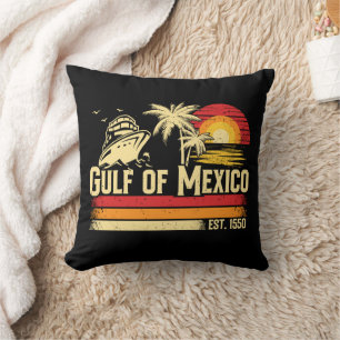 Gulf of Mexico  Throw Pillow