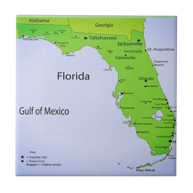 GULF OF MEXICO  TILE (Front)