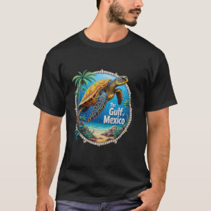 gulf of mexico turtle Colourful Mexican Men Women T-Shirt