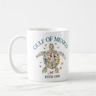 Gulf of Mexico Turtle est 1550 Never Forget Trump  Coffee Mug