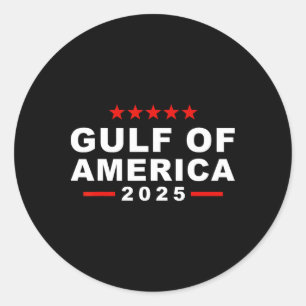Gulf Of United States Of America 2 Classic Round Sticker