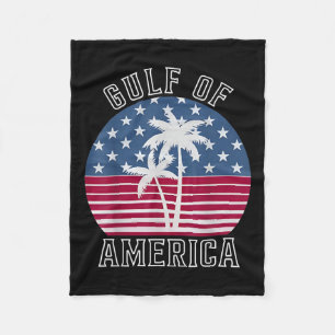 Gulf Of United States Of America Est 2025 Beach Re Fleece Blanket