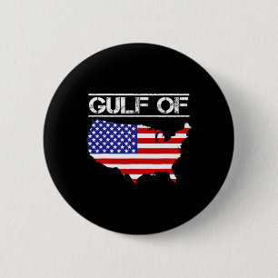 Gulf Of United States Of America Trump America Map 2 Inch Round Button