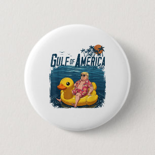 Gulf Of Us America Est 2025 4th Of July Trump Chil 2 Inch Round Button