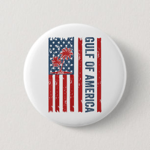 Gulf Of Us America Est 2025 Funny Gulf Of Usa Amer 2 Inch Round Button