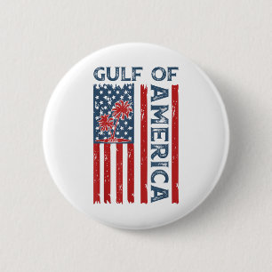 Gulf Of Us America Est 2025 Funny Gulf Of Usa Amer 2 Inch Round Button