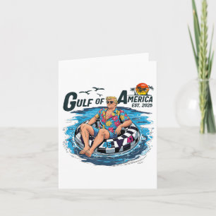 Gulf Of Us America Est 2025 Funny Trump  Card