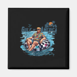 Gulf Of Us America Est 2025 Funny Trump Shirt  Magnet