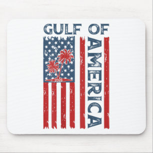 Gulf Of Us America Est 2025 Usa American Flag (on Mouse Pad