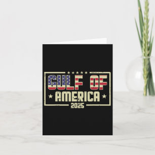 Gulf Of Usa America 2025 Men Women Kids  Card
