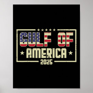 Gulf Of Usa America 2025 Men Women Kids  Poster