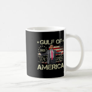Gulf Of Usa America Est 2025 American Flag Trump Coffee Mug