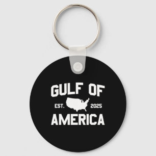 Gulf Of Usa America Est 2025 Gulf Of Us America Keychain