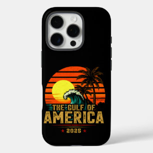 Gulf of USA America Est 2025 Retro Vintage iPhone 16 Pro Case