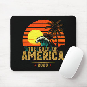 Gulf of USA America Est 2025 Retro Vintage Mouse Pad