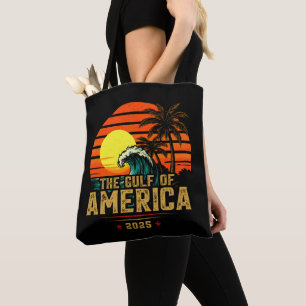 Gulf of USA America Est 2025 Retro Vintage Tote Bag