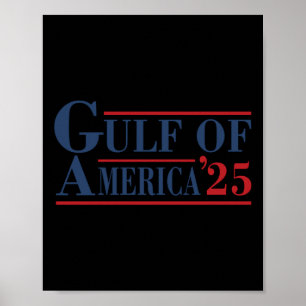 Gulf Of Usa America Funny Gulf Of Mexico 2025 Long Poster