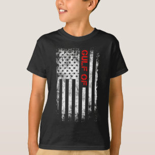 Gulf Of Usa America Funny Gulf Of Mexico Usa Flag T-Shirt