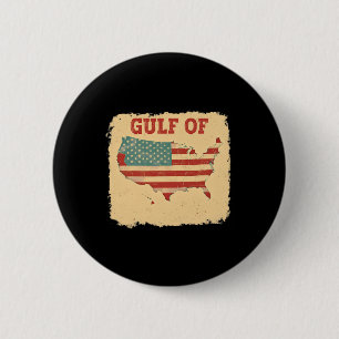 Gulf Of Usa America Funny Gulf Of Mexico Vintage U 2 Inch Round Button