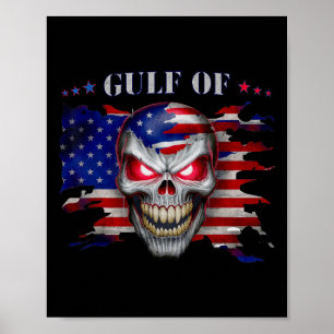 Gulf Of Usa America Funny Usa Flag 10 Poster