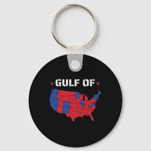 Gulf Of Usa America Funny Usa Flag 1  Keychain
