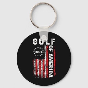 Gulf Of Usa America Funny Usa Flag 5 Keychain