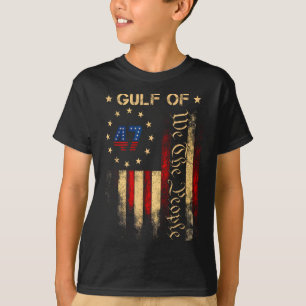 Gulf Of Usa America Funny Usa Flag 8 T-Shirt