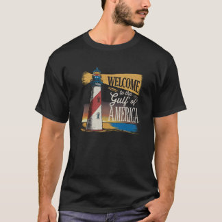 Gulf Of USA America Gift Men Women Flag Beach Prem T-Shirt