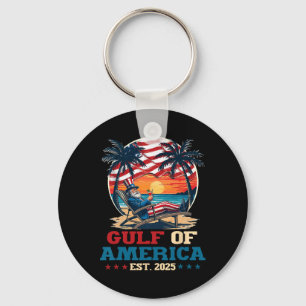 Gulf Of Usa America Mexico Gulf Est 2025 Us Americ Keychain