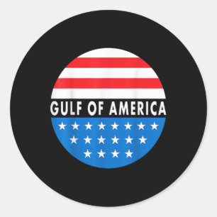 Gulf Of Usa America President Trump 2025 _2 Classic Round Sticker