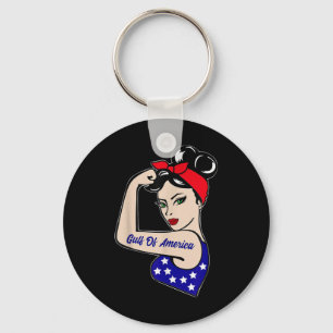 Gulf Of Usa America President Trump 2025  Keychain