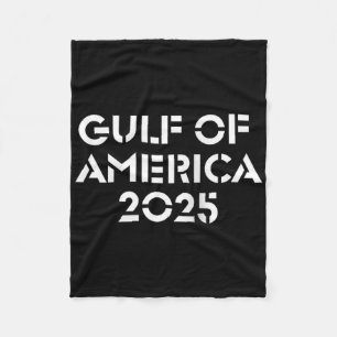 Gulf Of Usa America Trump 2025 Raglan Baseball Tee Fleece Blanket