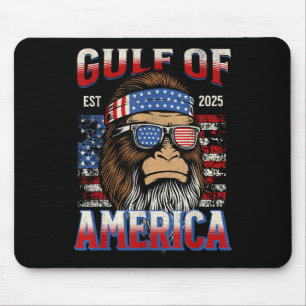 Gulf Of Usa America Trump Funny Bigfoot Mexico Mouse Pad