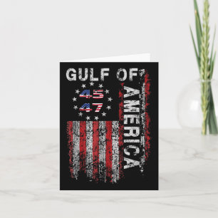 Gulf Of Usa America Trump Greeting From The Patrio Card