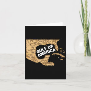 Gulf Of Usa America Trump Greeting From The Patrio Card