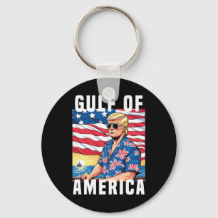 Gulf Of Usa America Trump Greeting From The Patrio Keychain