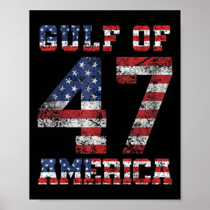 Gulf Of Usa America Trump Greeting From The Patrio Poster