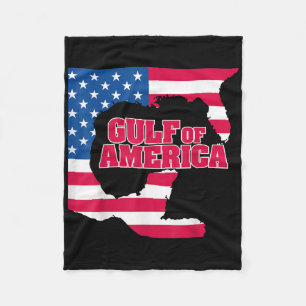 Gulf Retro Of America Est 2025 Usa American Flag M Fleece Blanket