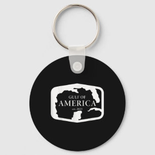 Gulf Retro Of America Est 2025 Usa American Men Wo Keychain