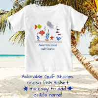 Gulf Shores, AL Fun Ocean Fish with Child's Name