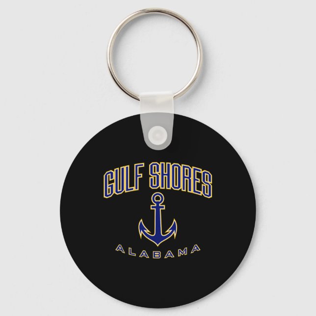Gulf Shores Al  Keychain (Front)