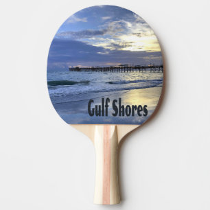 Gulf Shores Alabama Beach Sunrise Pier Ping Pong Paddle