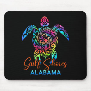Gulf Shores Alabama Sea Turtle Family Vacation Sum Mouse Pad
