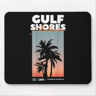 Gulf Shores - Alabama Summer Palm Vacation Usa  Mouse Pad