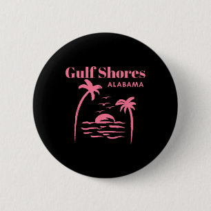 Gulf Shores Alabama Vacation Girls 2 Inch Round Button