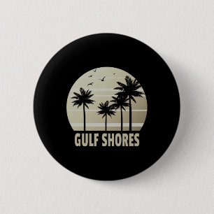 Gulf Shores Alabama Vacation Souvenir  2 Inch Round Button